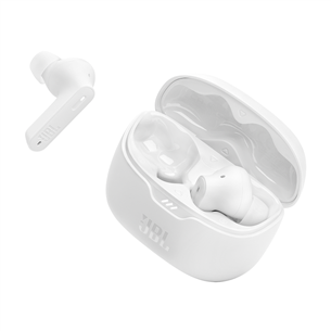 Belaidės ausinės JBL Tune Beam, ANC, baltos Prekė - JBLTBEAMWHT