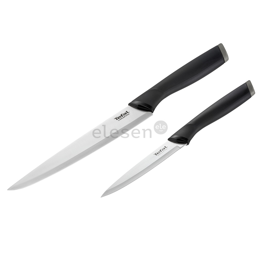 Tefal Essential, 2 pcs, black - Knives set Item - K221S255