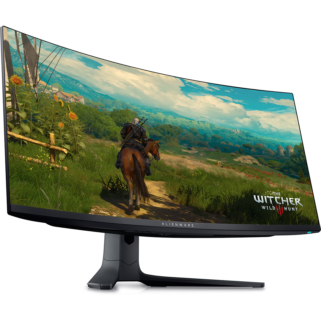 Dell Alienware AW3423DWF, curved, 34", UWQHD, 165 Hz, OLED, black - Monitor