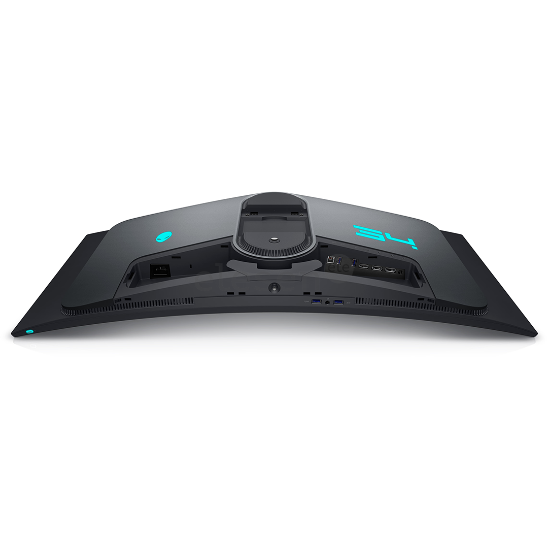 Dell Alienware AW3423DWF, curved, 34", UWQHD, 165 Hz, OLED, black - Monitor
