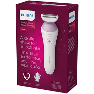 Plaukų skustuvas Philips Lady Shaver Series 6000, wet & dry Prekė - BRL136/00