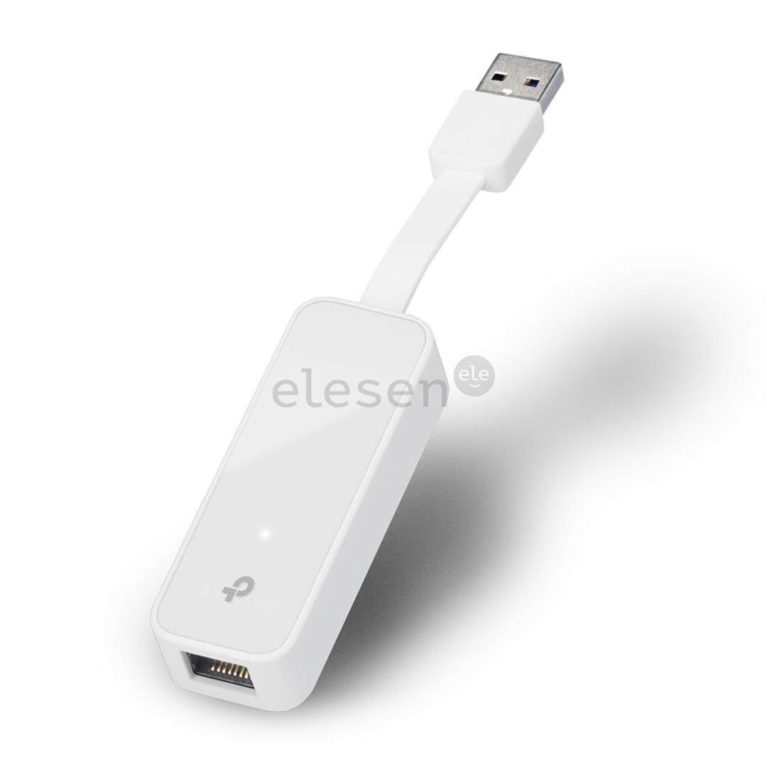 TP-Link Товар - UE300, USB 3.0 -> Ethernet, белый - Сетевой адаптер