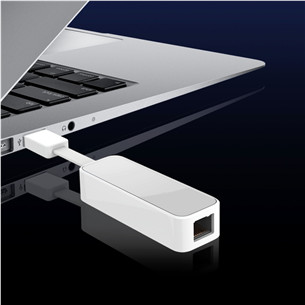 TP-Link Товар - UE300, USB 3.0 -> Ethernet, белый - Сетевой адаптер