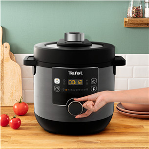 Tefal Turbo Cuisine & Fry, 1200 W, black - Pressure cooker Item - CY7788