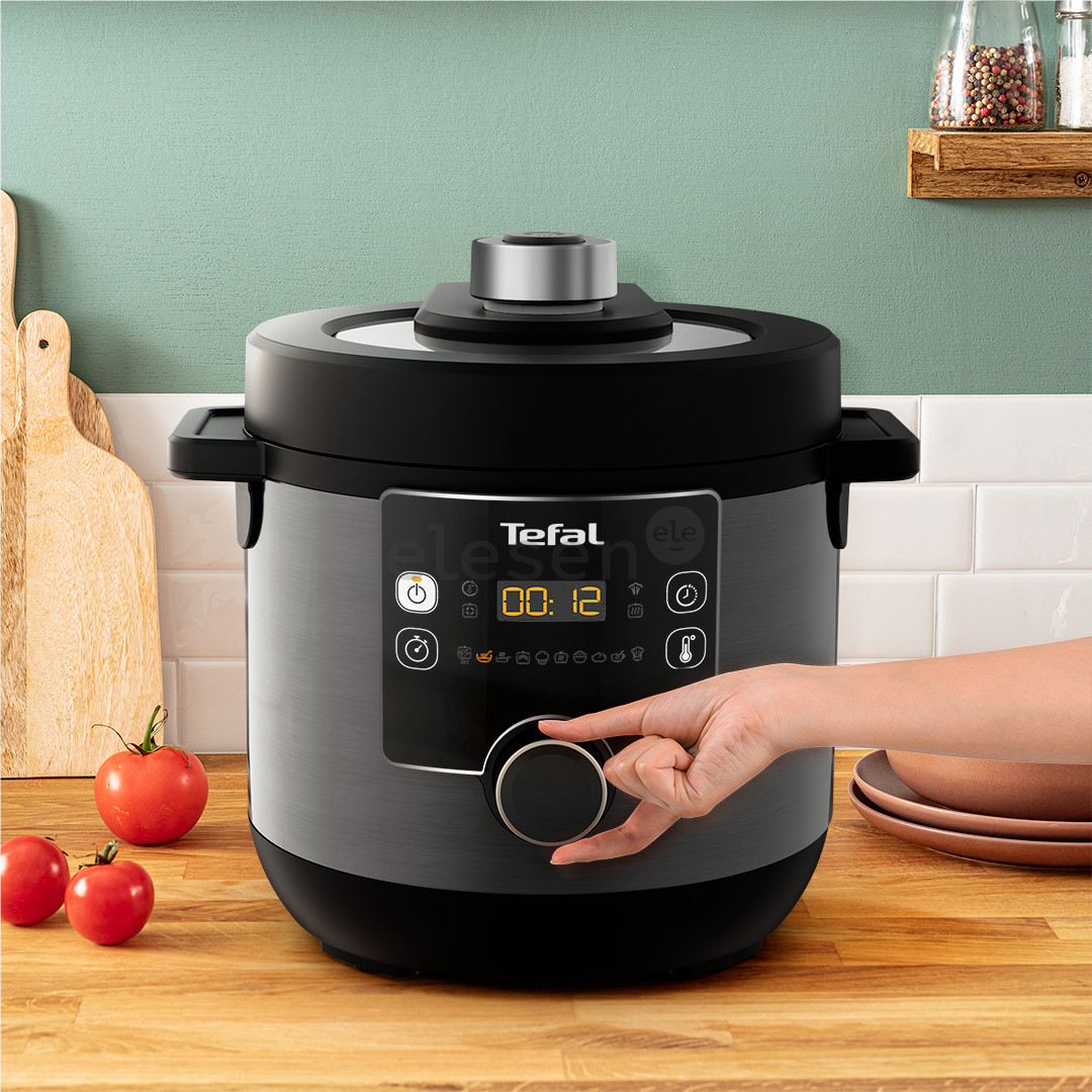 Tefal Turbo Cuisine & Fry, 1200 W, black - Pressure cooker Item - CY7788