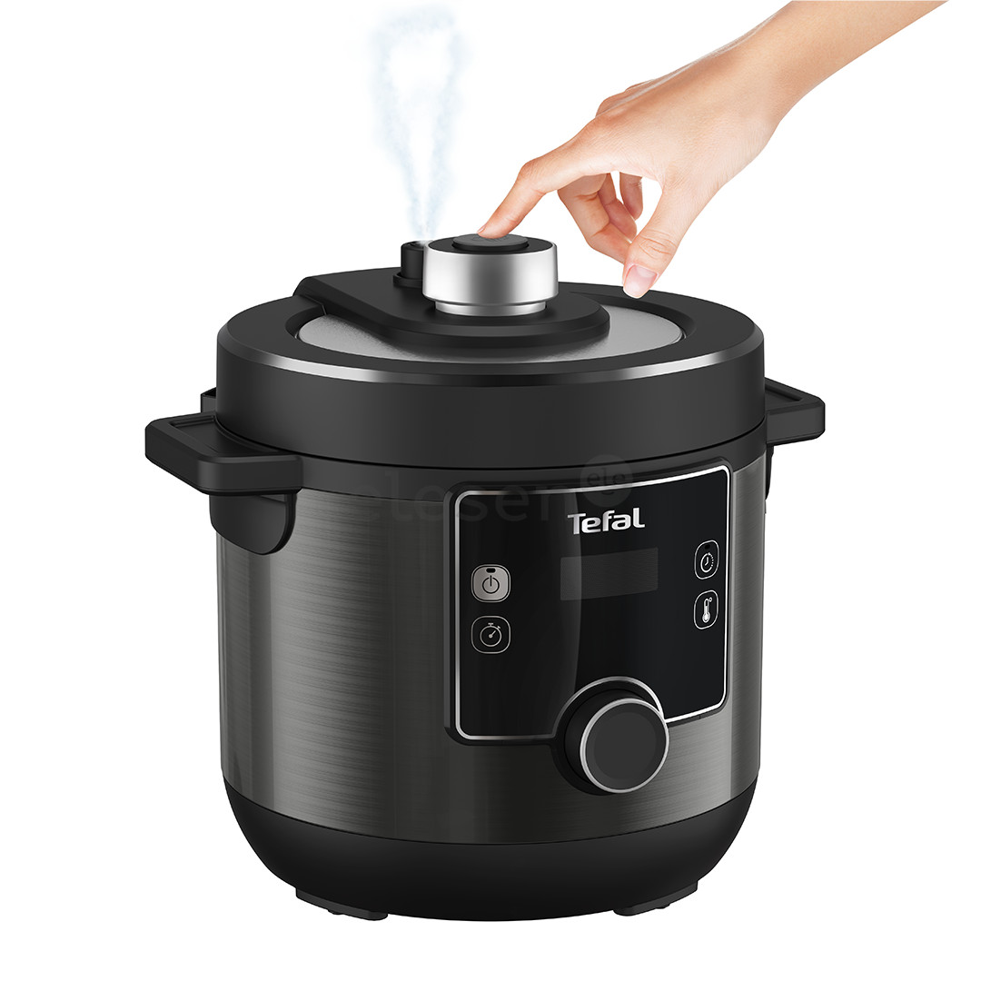 Tefal Turbo Cuisine & Fry, 1200 W, black - Pressure cooker Item - CY7788