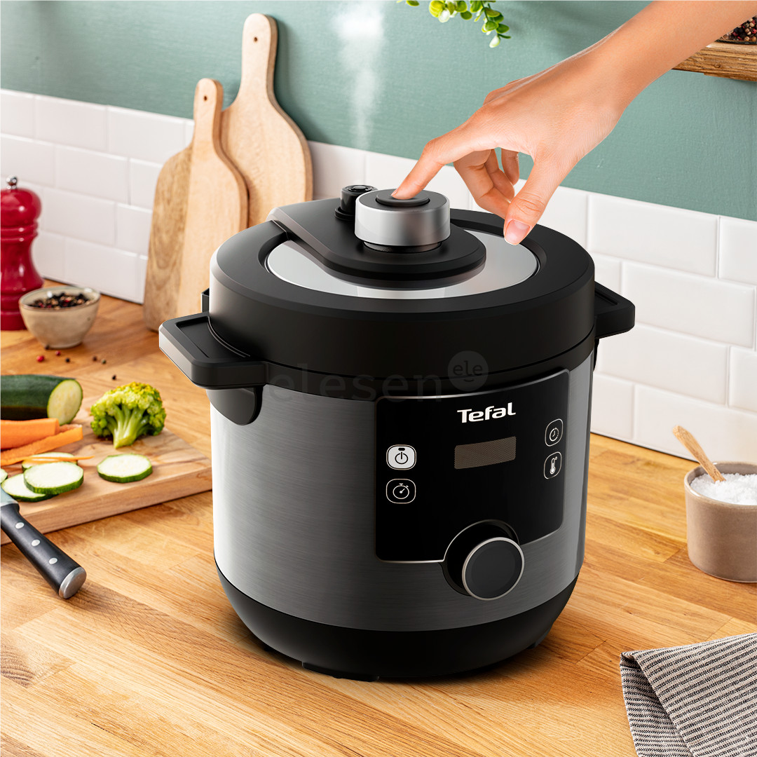 Tefal Turbo Cuisine & Fry, 1200 W, black - Pressure cooker Item - CY7788