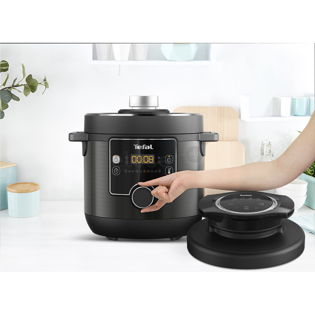 Tefal Turbo Cuisine & Fry, 1200 W, black - Pressure cooker Item - CY7788