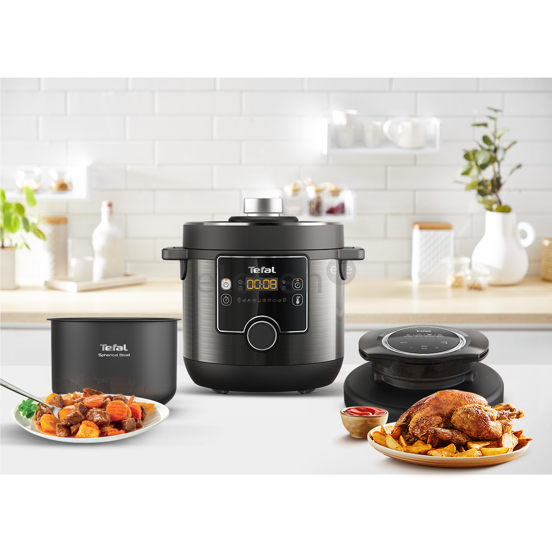 Tefal Turbo Cuisine & Fry, 1200 W, black - Pressure cooker Item - CY7788