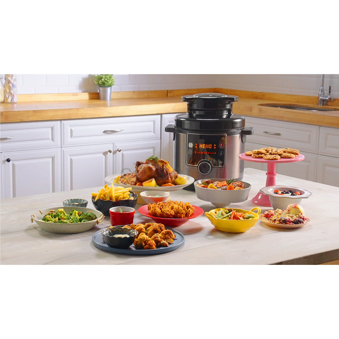 Tefal Turbo Cuisine & Fry, 1200 W, black - Pressure cooker Item - CY7788