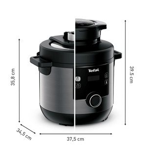 Tefal Turbo Cuisine & Fry, 1200 W, black - Pressure cooker Item - CY7788