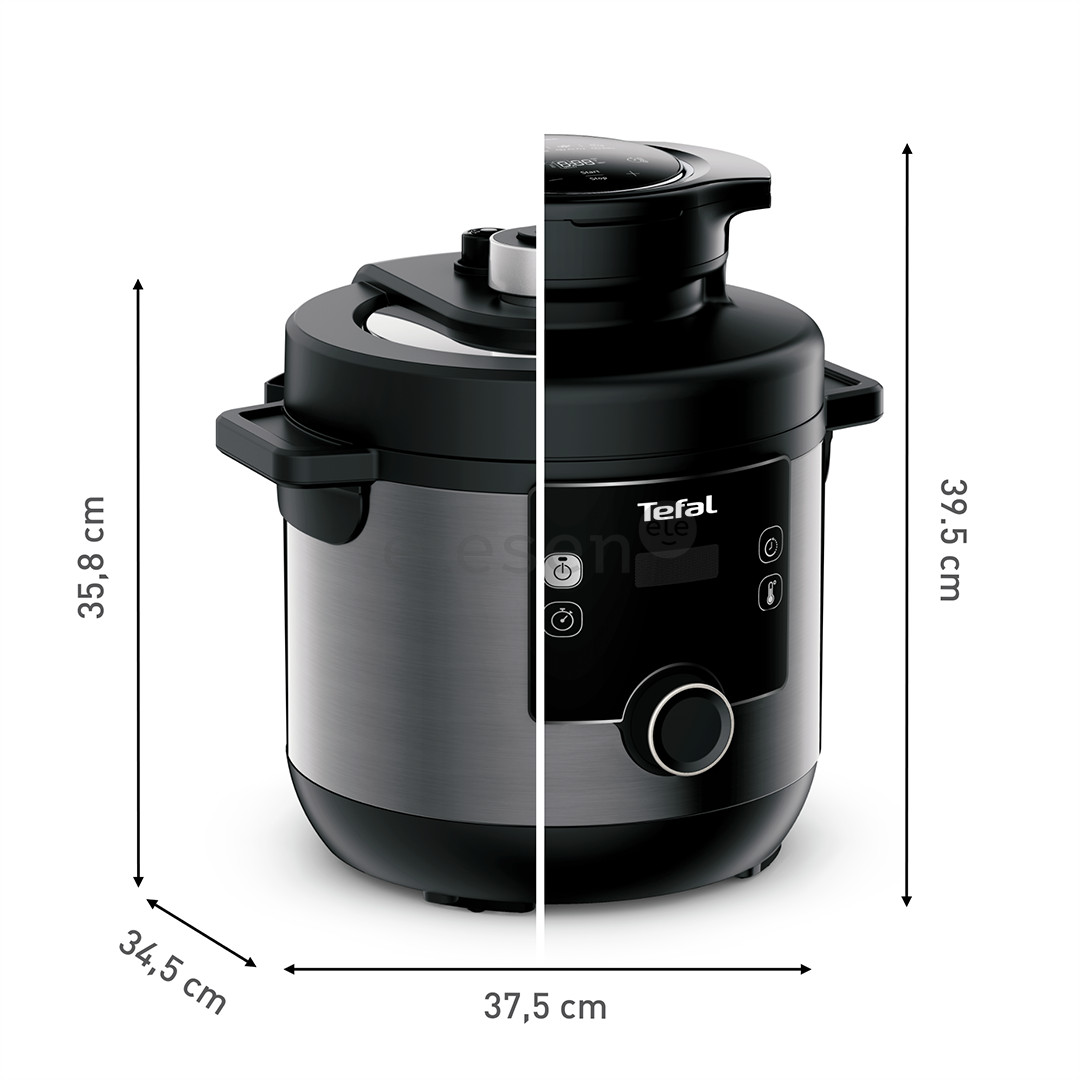 Tefal Turbo Cuisine & Fry, 1200 W, black - Pressure cooker Item - CY7788
