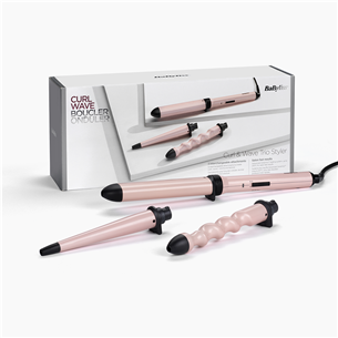 Babyliss Curl & Wave, сменные насадки, розовый - Плойка Товар - MS750E