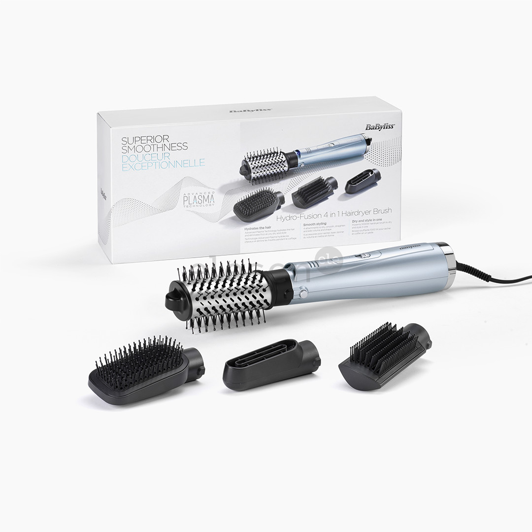 BaByliss, 1000 Вт, голубой - Фен-щетка Товар - AS774E