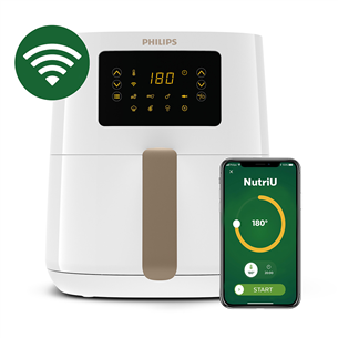 Philips Airfryer 5000 Series Connected, 4,1 л, 1400 Вт, белый - Аэрогриль Товар - HD9255/30