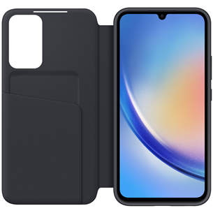 Dėklas Samsung Smart View Wallet, Galaxy A34, black
