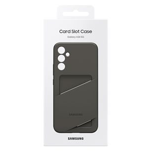 Samsung Card Slot Cover, Galaxy A34, с карманом для карты, черный - Чехол Товар - EF-OA346TBEGWW