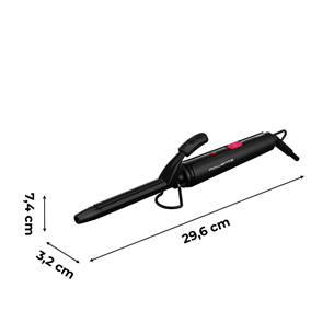 Rowenta, 16 мм, черный - Щипцы для завивки Товар - CF2133