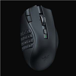 Razer Naga V2 HyperSpeed, juoda - Belaidė pelė