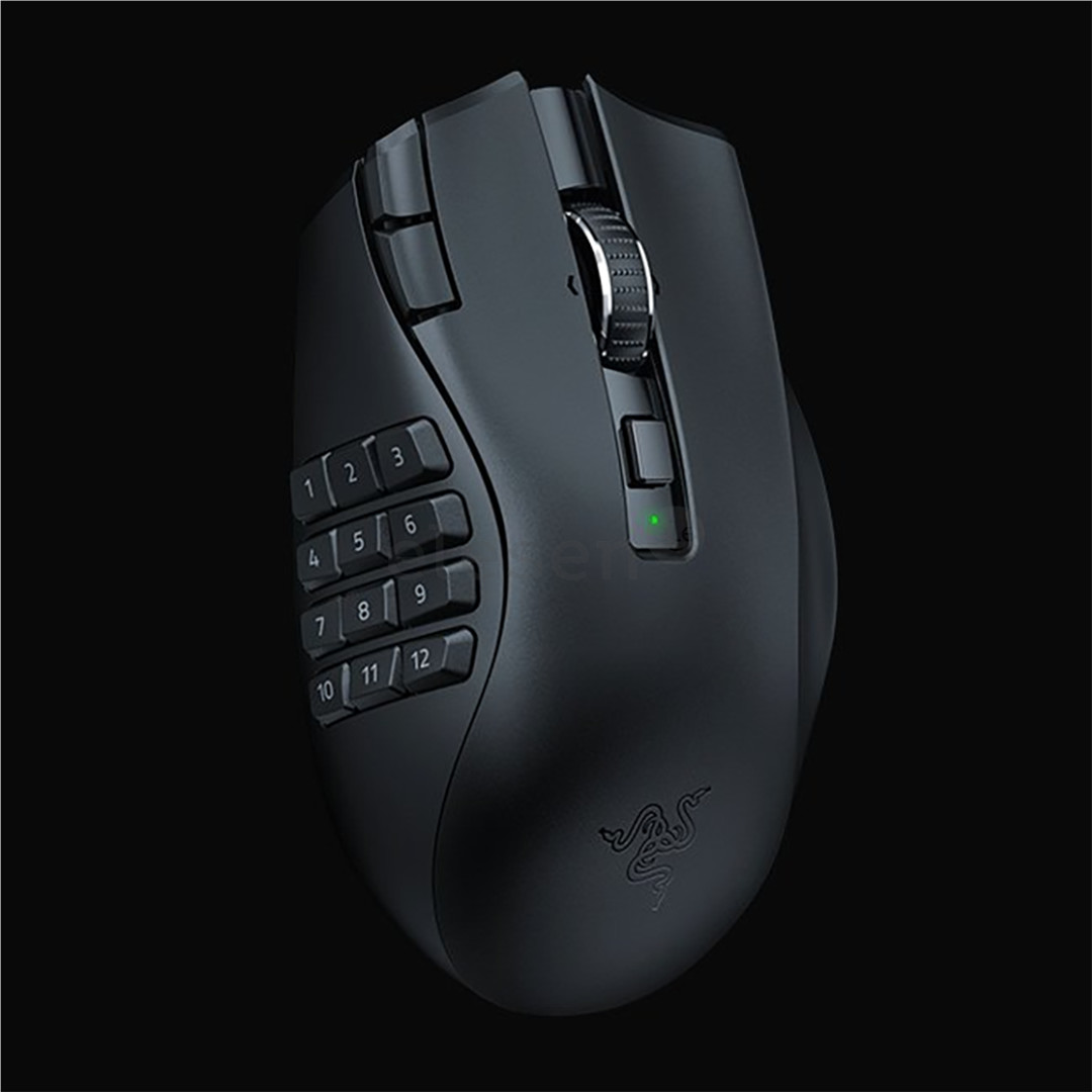 Razer Naga V2 HyperSpeed, juoda - Belaidė pelė