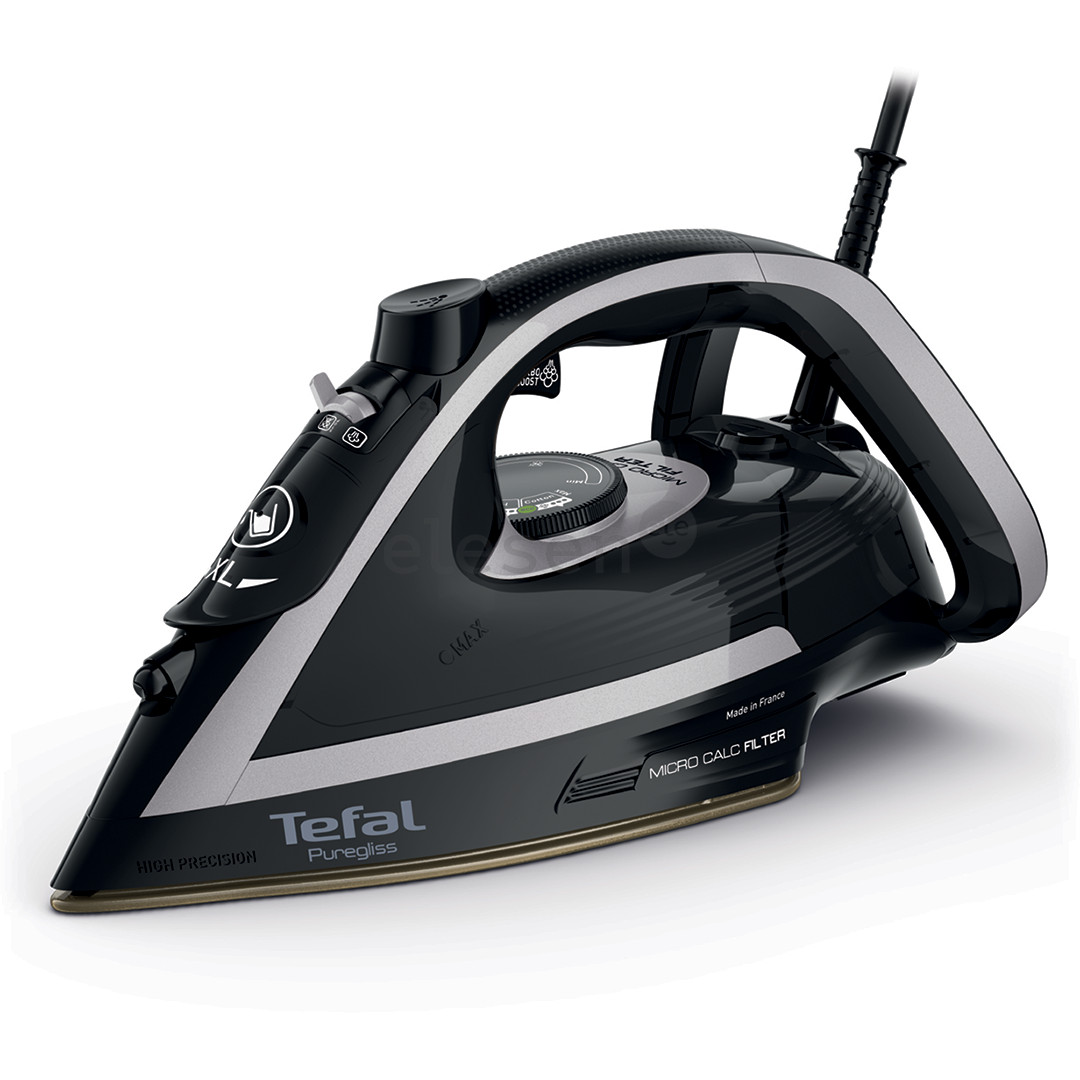 Tefal Puregliss, 3000 W, black - Steam iron Item - FV8062