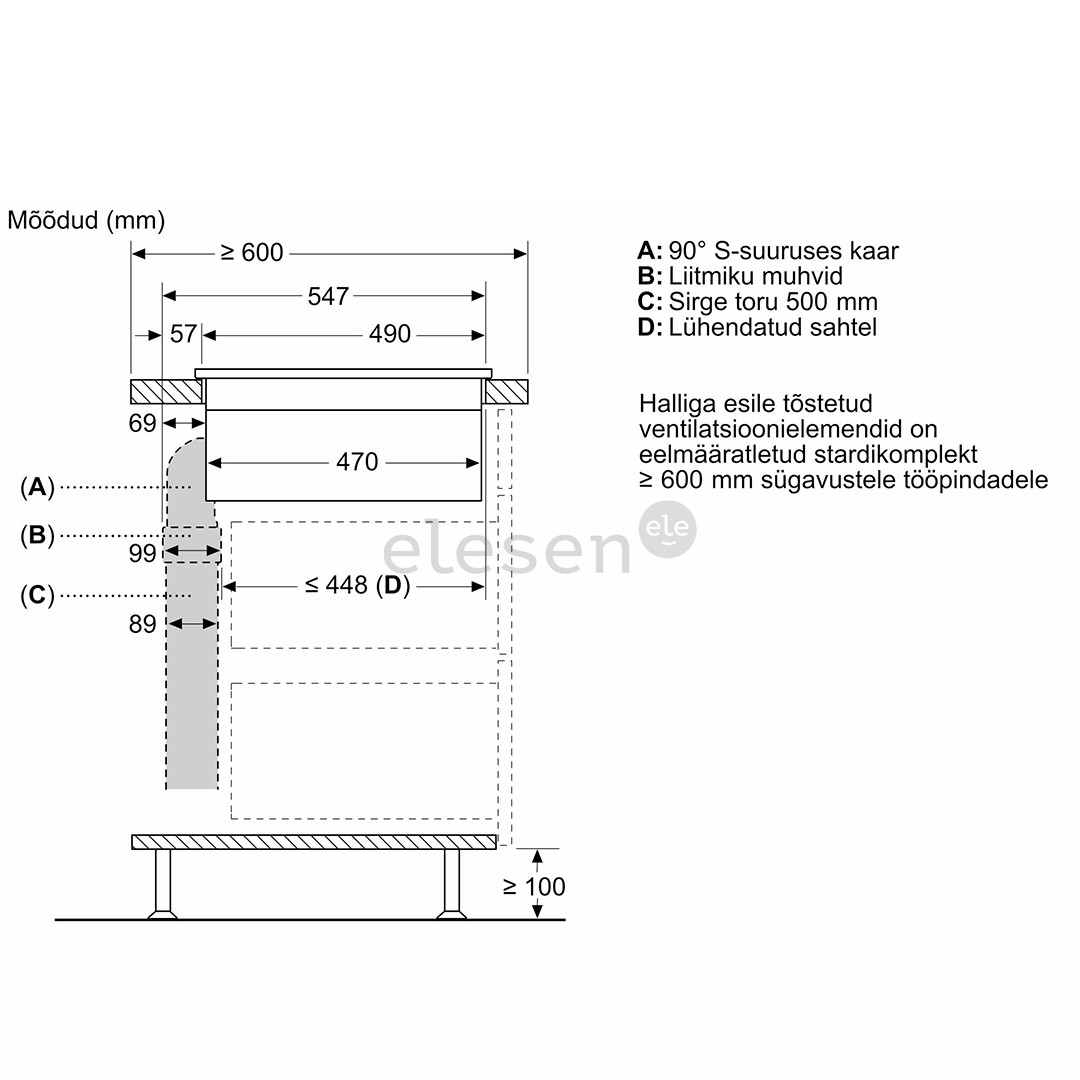 Priedas Bosch HEZ9VDKE1