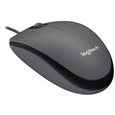 Pelė Logitech M90, optical, gray