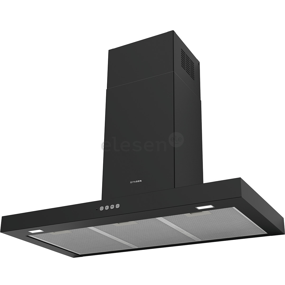 Faber STILO COMFORT BK MATT A90, 710 м³/ч, матовый черный - Вытяжка