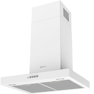 Gartraukis Faber STILO COMFORT WH MATT A60, 710 m³/h, baltas matinis Prekė-325.0618.789 325.0618.789