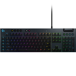 Logitech G815, Clicky, US, black - Mechanical Keyboard Item - 920-009095 920-009095