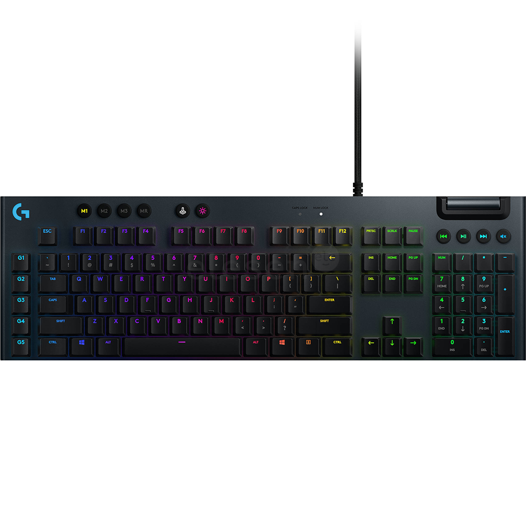 Logitech G815, Clicky, US, black - Mechanical Keyboard Item - 920-009095