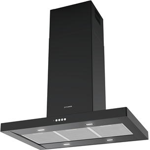 Gartraukis Faber STILO COMFORT ISOLA BK MATT A90, 710 m³/h, juodas matinis Prekė - 325.0618.792 325.0618.792