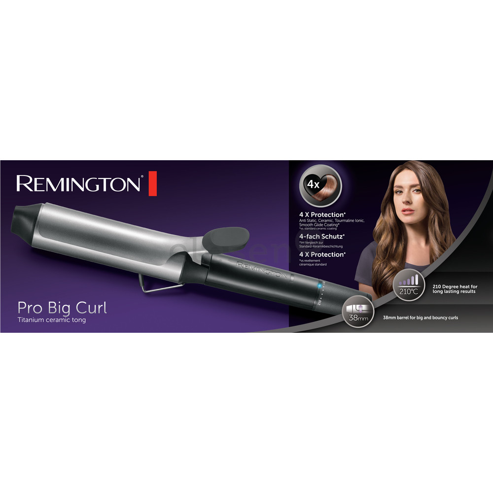 Remington Pro Big Curl, 38 мм, 140-210°C, черный - Щипцы для завивки Товар - CI5538