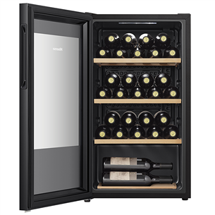Hisense, capacity: up to 30 bottles, black - Wine cooler Item - RW12D4NWG0