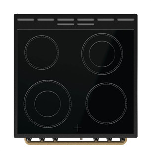 Gorenje, 11 functions, 71 L, width 60 cm, black - Ceramic cooker