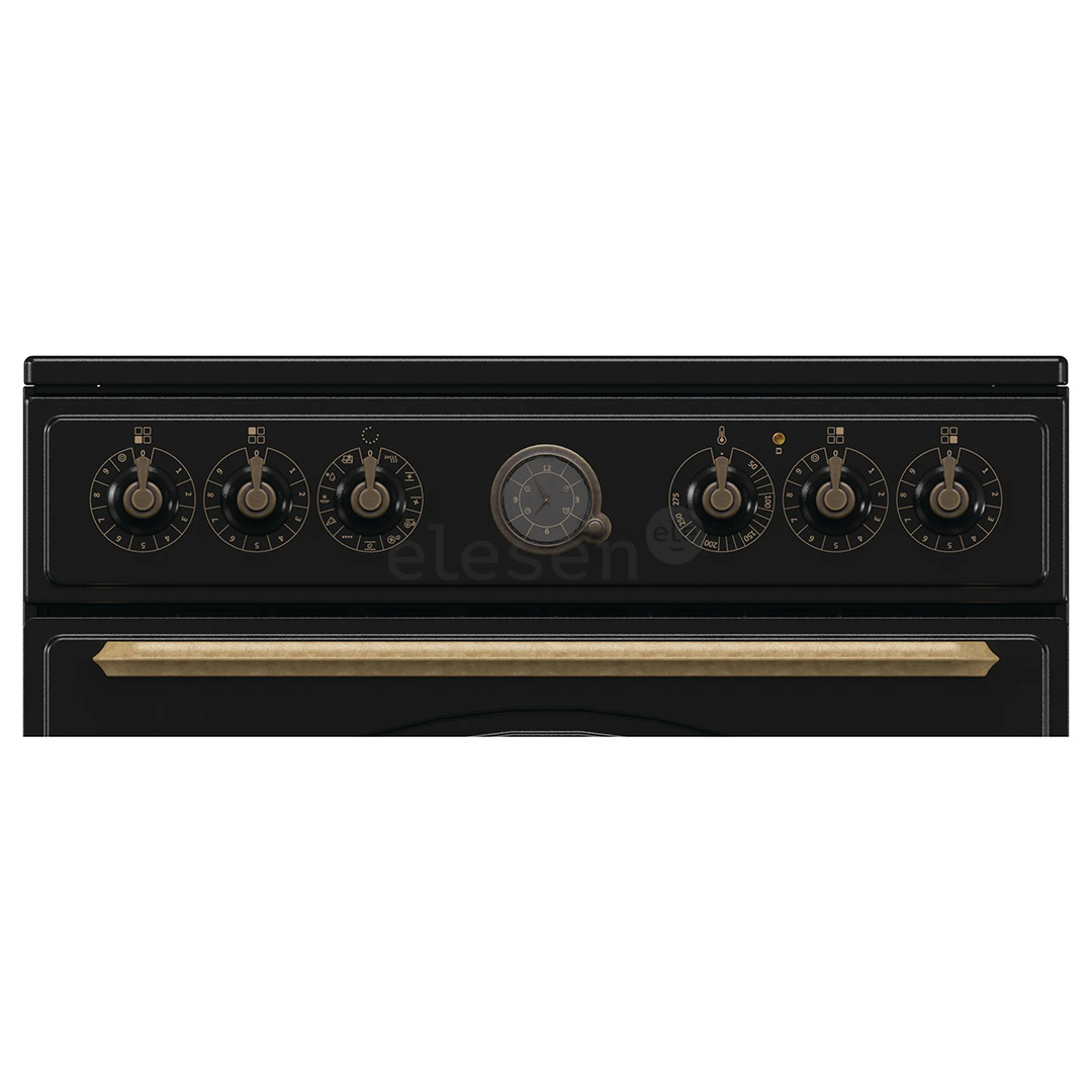 Gorenje, 11 functions, 71 L, width 60 cm, black - Ceramic cooker