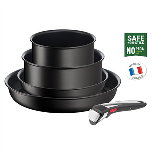 Tefal Ingenio Unlimited On, 5 dalių - Keptuvių ir puodų rinkinys + rankena