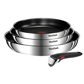 Keptuvių rinkinys Tefal Ingenio Emotion, 4 dalys, 22/24/28 cm +rankena Prekė - L897S474