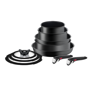 Puodų ir keptuvių rinkinys Tefal Ingenio Ultimate, 10 dalių Prekė - L7649153 L7649153