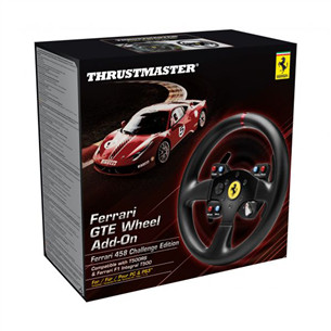 Žaidimų vairas Thrustmaster GTE Ferrari 458 Challenge Edition, black Prekė - 3362934001056