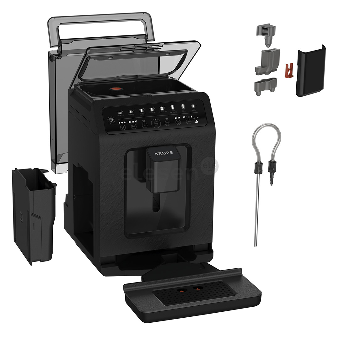 Krups Evidence Eco-Design, black - Automatic espresso machine Item - EA897B10