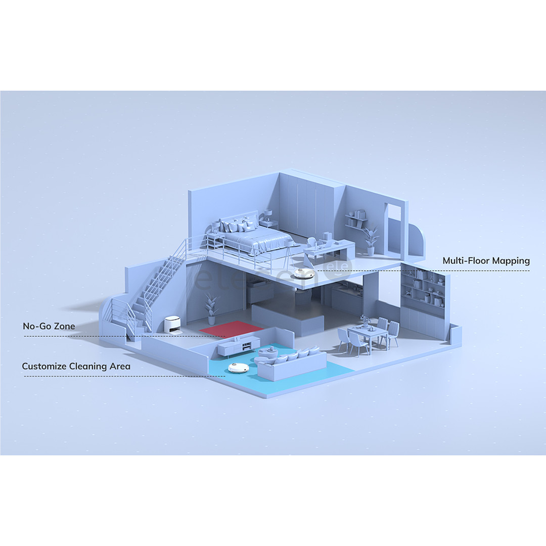 Zaco, M1s, Wet & Dry, white - Robot vacuum cleaner Item - 501914