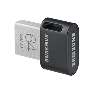 USB atmintinė Samsung FIT Plus, USB 3.1, 64 GB, black Prekė - MUF-64AB/APC