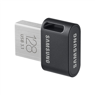 USB atmintinė Samsung FIT Plus, USB 3.1, 128 GB, black Prekė - MUF-128AB/APC