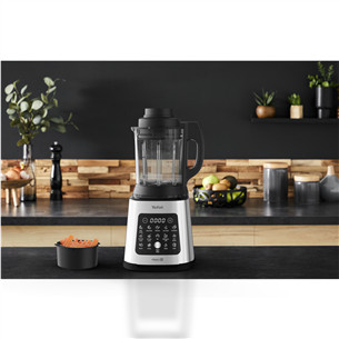 Tefal Perfectmix Cook, 1400 Вт, серебристый - Блендер с функцией нагрева
