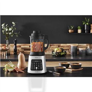 Tefal Perfectmix Cook, 1400 Вт, серебристый - Блендер с функцией нагрева