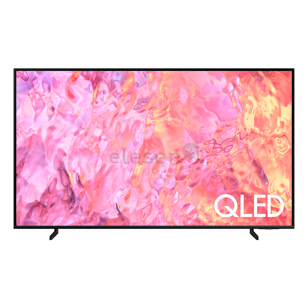 Samsung Q60C, 55", Ultra HD, QLED, feet stand, black - TV Item - QE55Q60CAUXXH