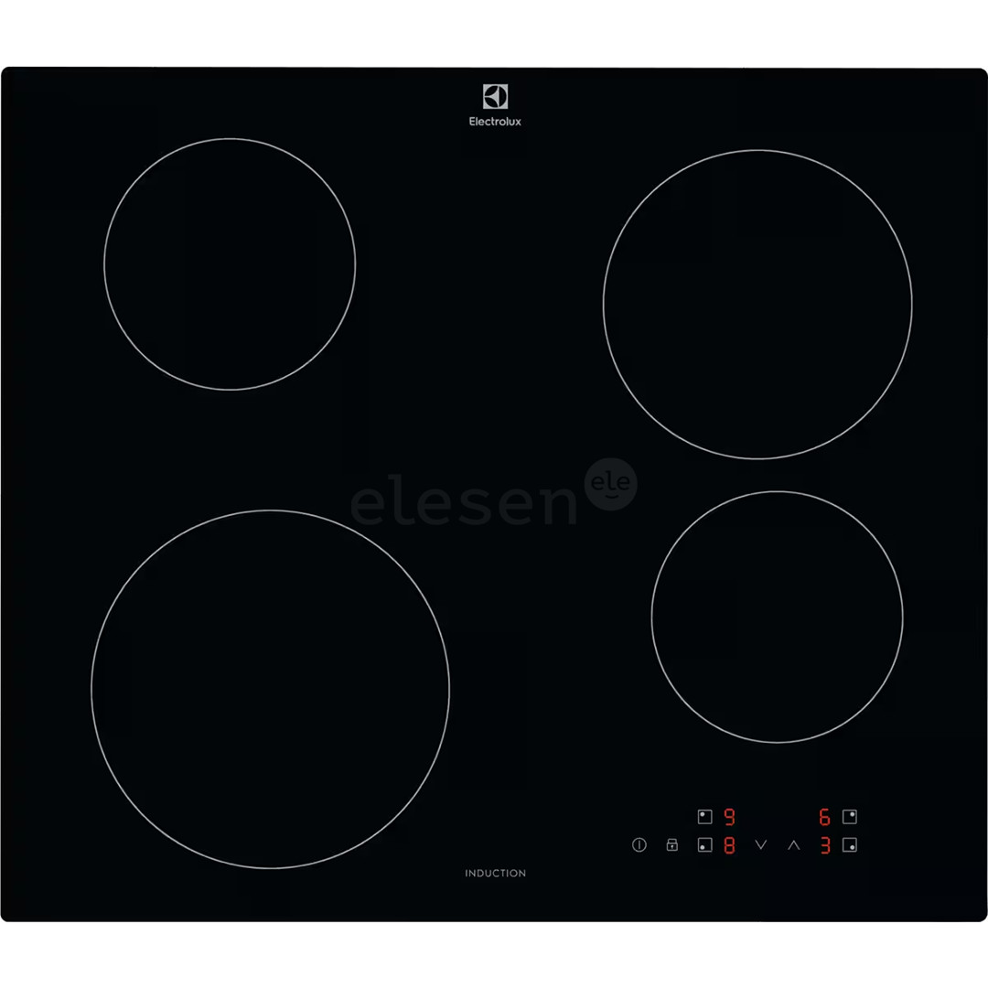 Electrolux 300 Basic, ширина 59 см, без рамы, черный - Интегрируемая индукционная варочная панель