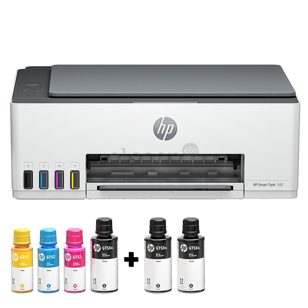 HP Smart Tank 580, BT, WiFi, белый - Многофункциональный цветной струйный принтер