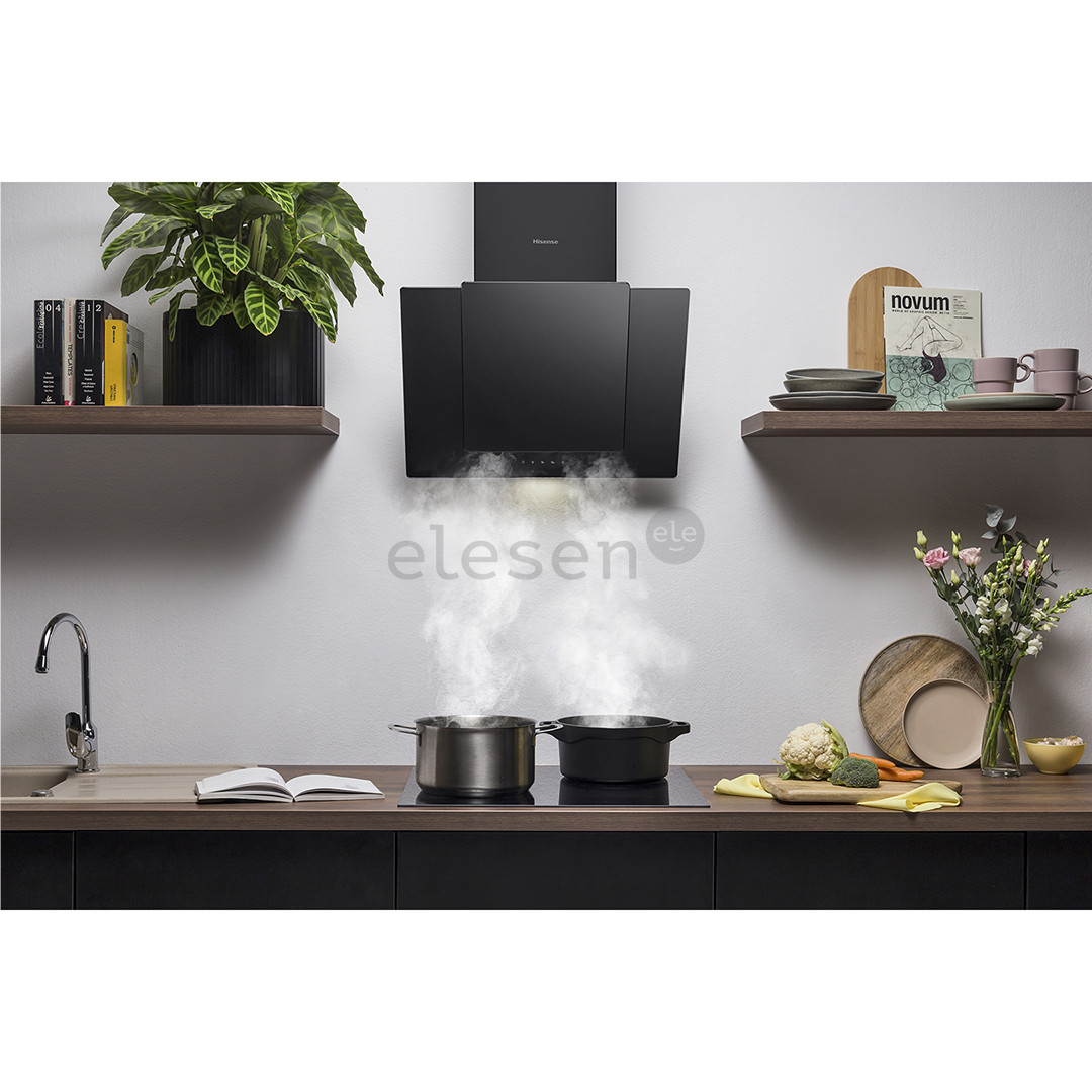 Hisense, 650 м³/ч, ширина 60 см, черный - Вытяжка Товар - MH6INBG